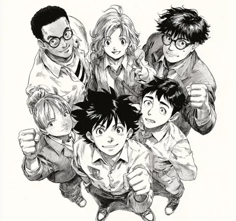 某部运动题材动画的画面